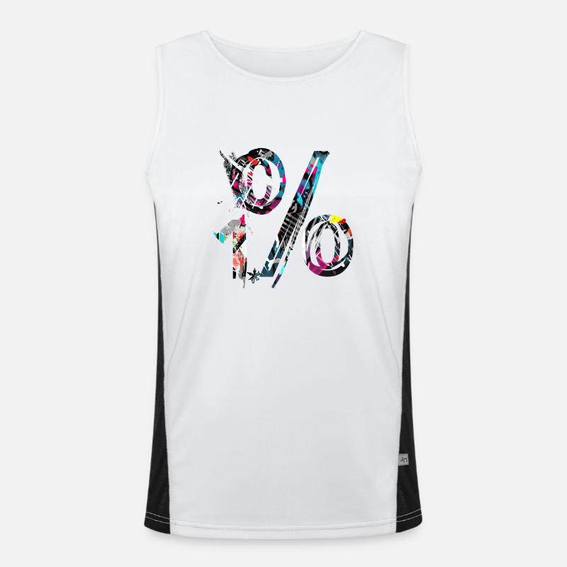 Internet email www drôle de mème grunge tech leters Débardeur respirant contrasté Homme 