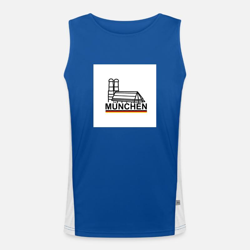 München Funktionelles Kontrast-Tank Top für Männer 