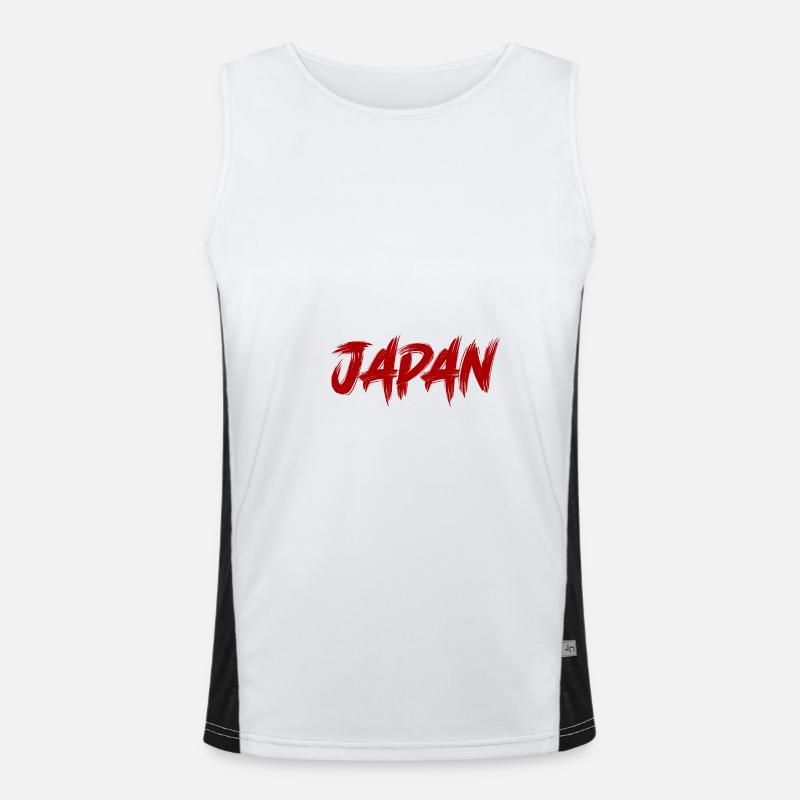 japan 1 Funktionelles Kontrast-Tank Top für Männer 