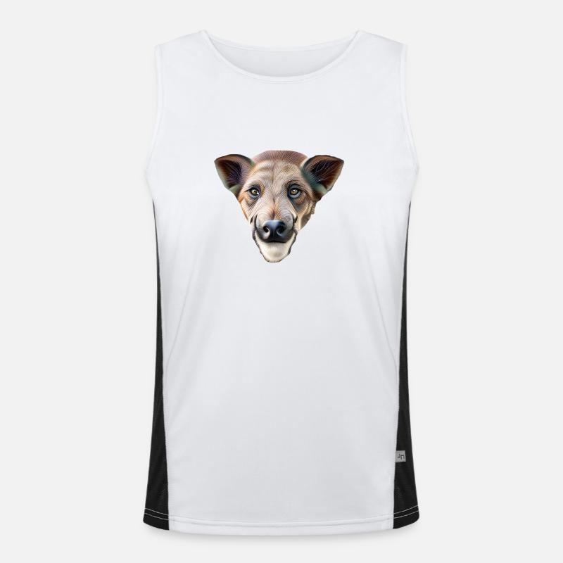 wild boar Men's Functional Contrast Tank Top 