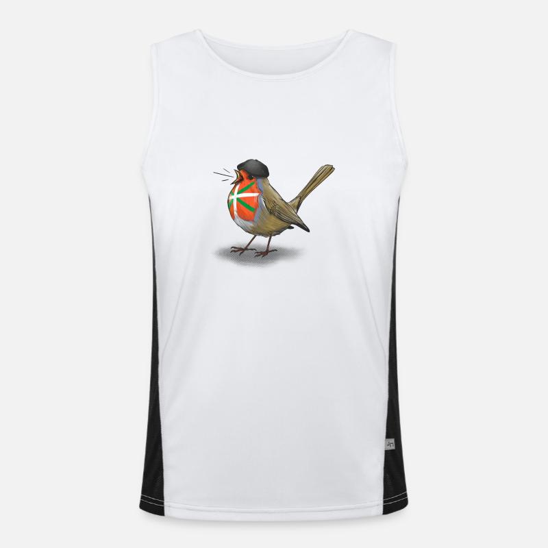 Basque robin Men's Functional Contrast Tank Top 
