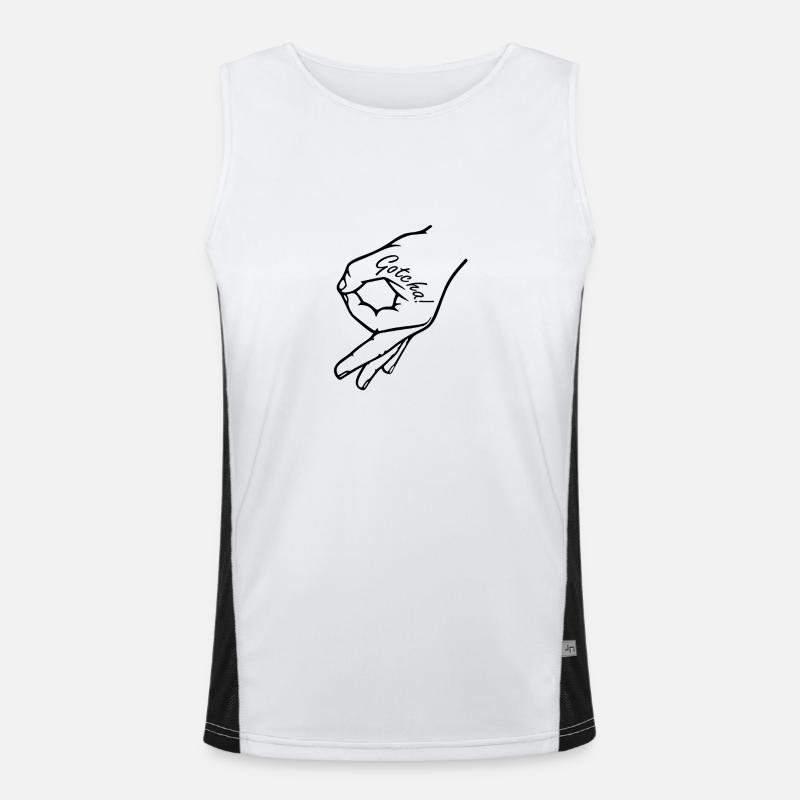 Gotcha Funktionelles Kontrast-Tank Top für Männer 