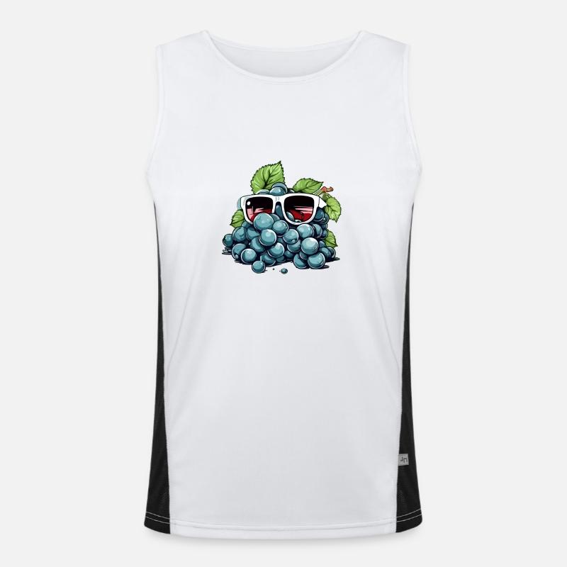 Traube Eric Trauben Funktionelles Kontrast-Tank Top für Männer 