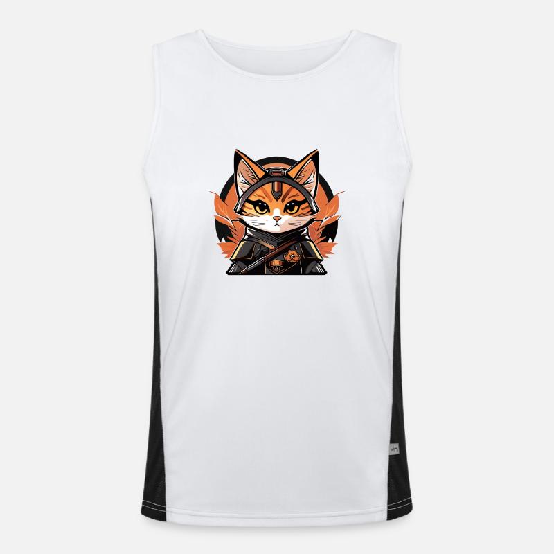 Chat ninja Débardeur respirant contrasté Homme 