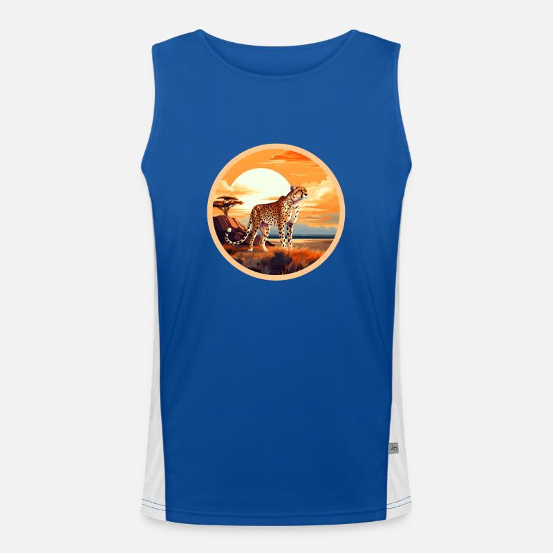 Guépard Débardeur respirant contrasté Homme 