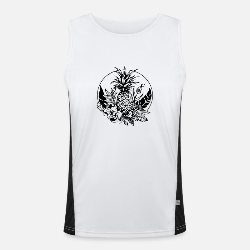 Ananas Débardeur respirant contrasté Homme 