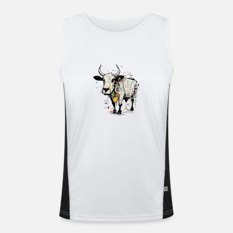 Journey la vache Débardeur respirant contrasté Homme 