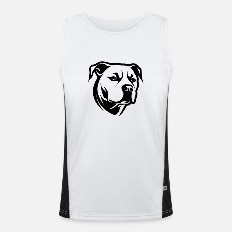 Pitbull Débardeur respirant contrasté Homme 