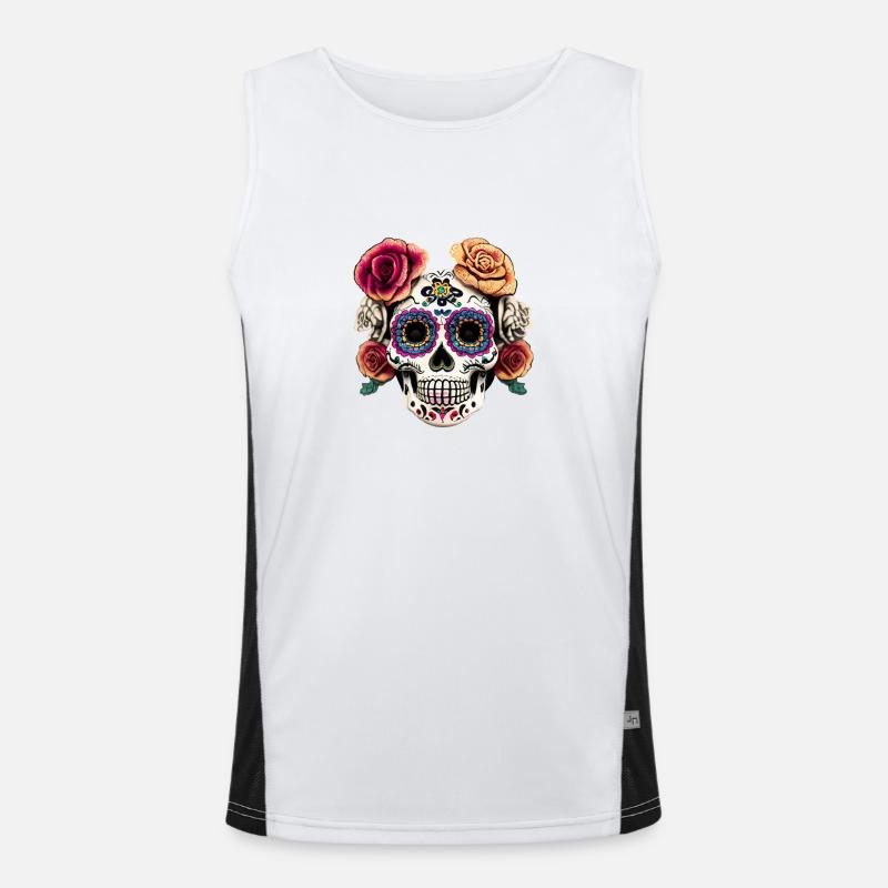 Dia de los Muertos Débardeur respirant contrasté Homme 
