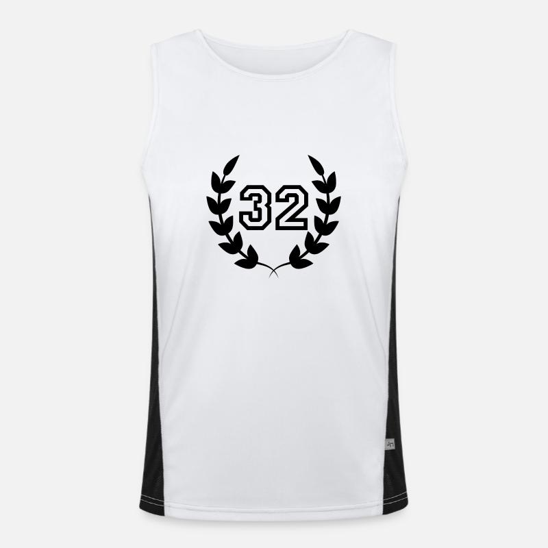 32nd birthday-gift idea 32 years Men's Functional Contrast Tank Top 