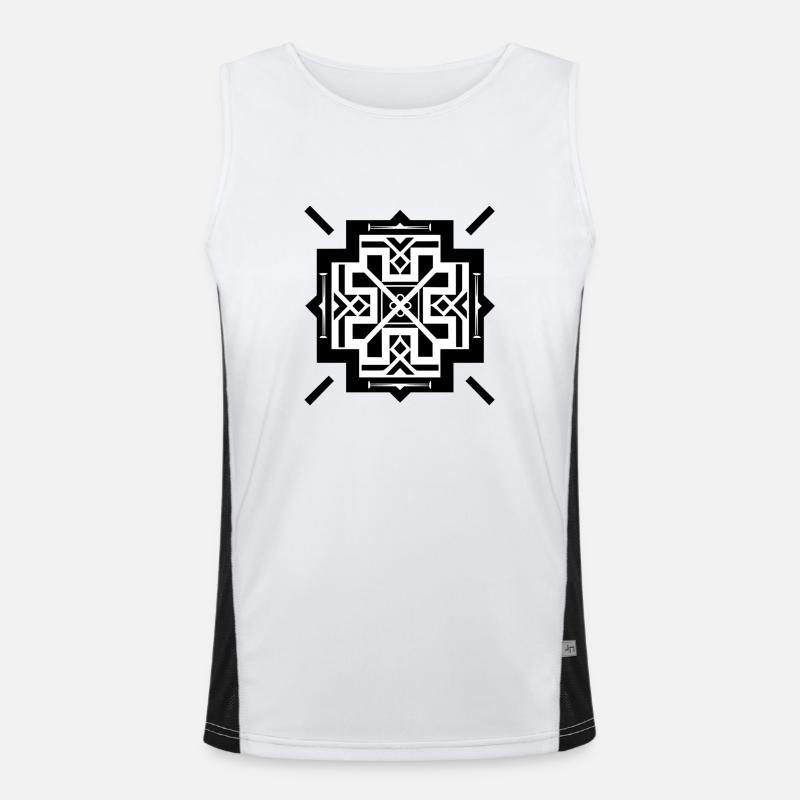 maya8 Funktionelles Kontrast-Tank Top für Männer 