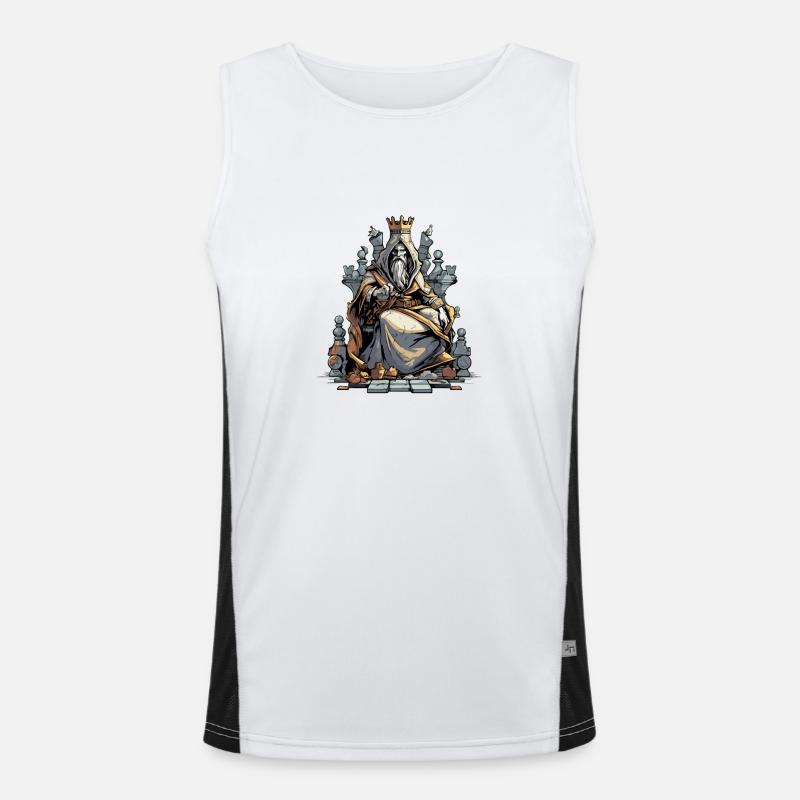 The Eurist King Men's Functional Contrast Tank Top 