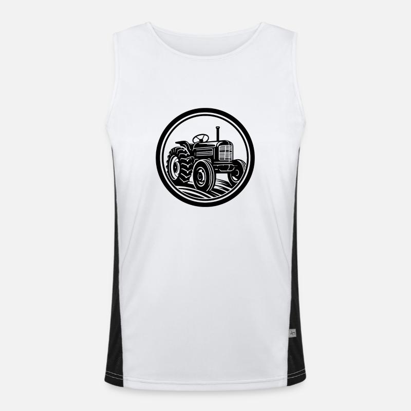 Traktor Funktionelles Kontrast-Tank Top für Männer 