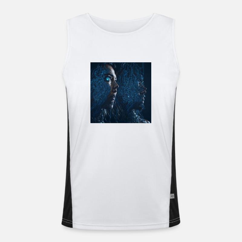Future Vision 3 Men's Functional Contrast Tank Top 