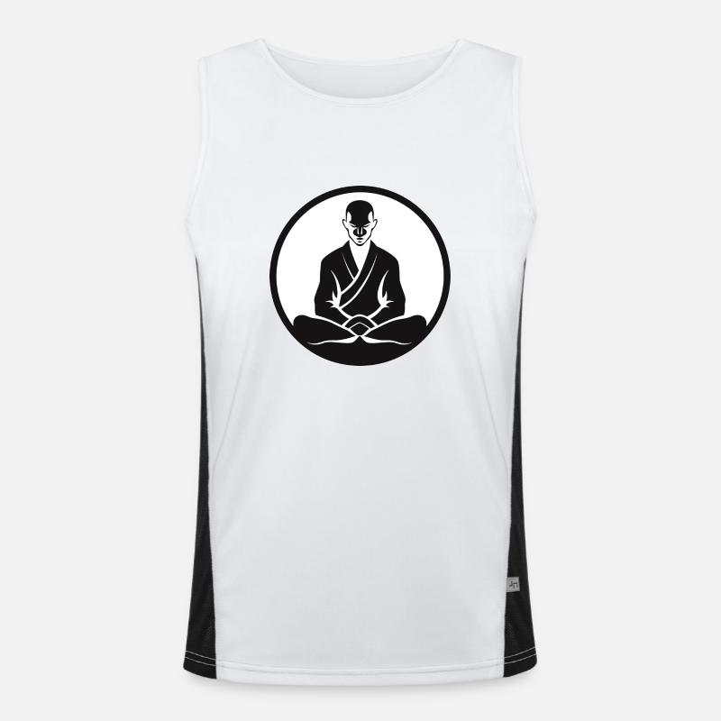 trainiere den Geist Funktionelles Kontrast-Tank Top für Männer 