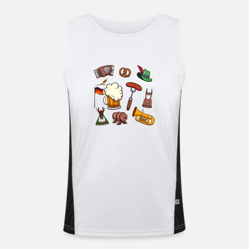 -Elemente Funktionelles Kontrast-Tank Top für Männer 