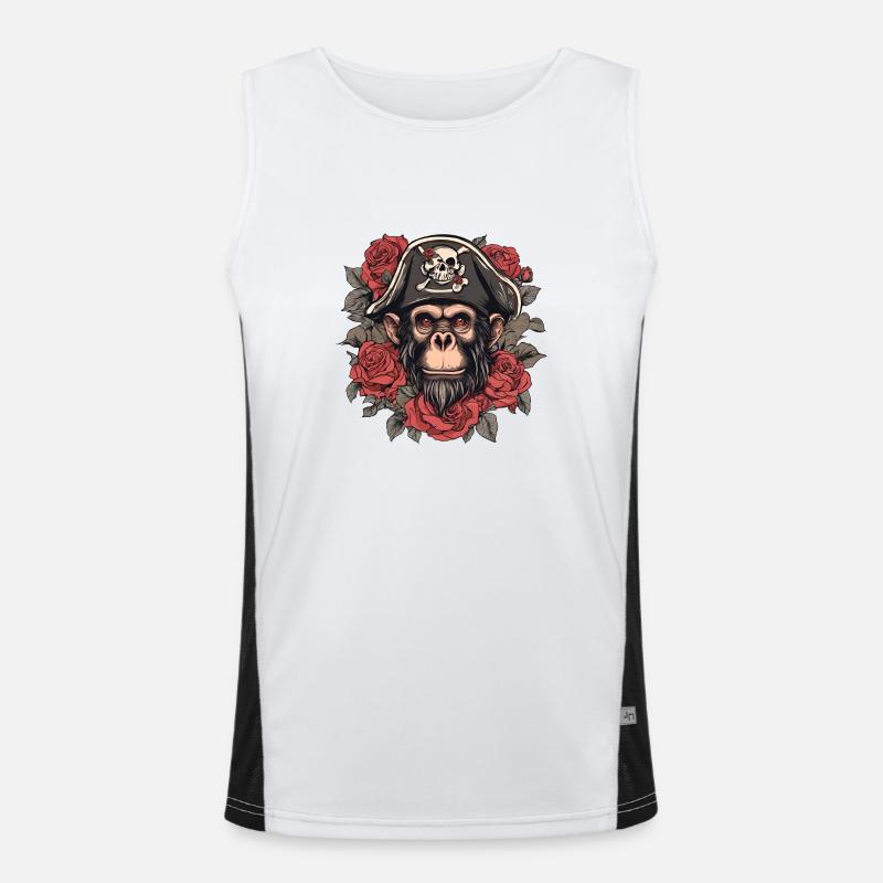 Pirate Monkey Men's Functional Contrast Tank Top 