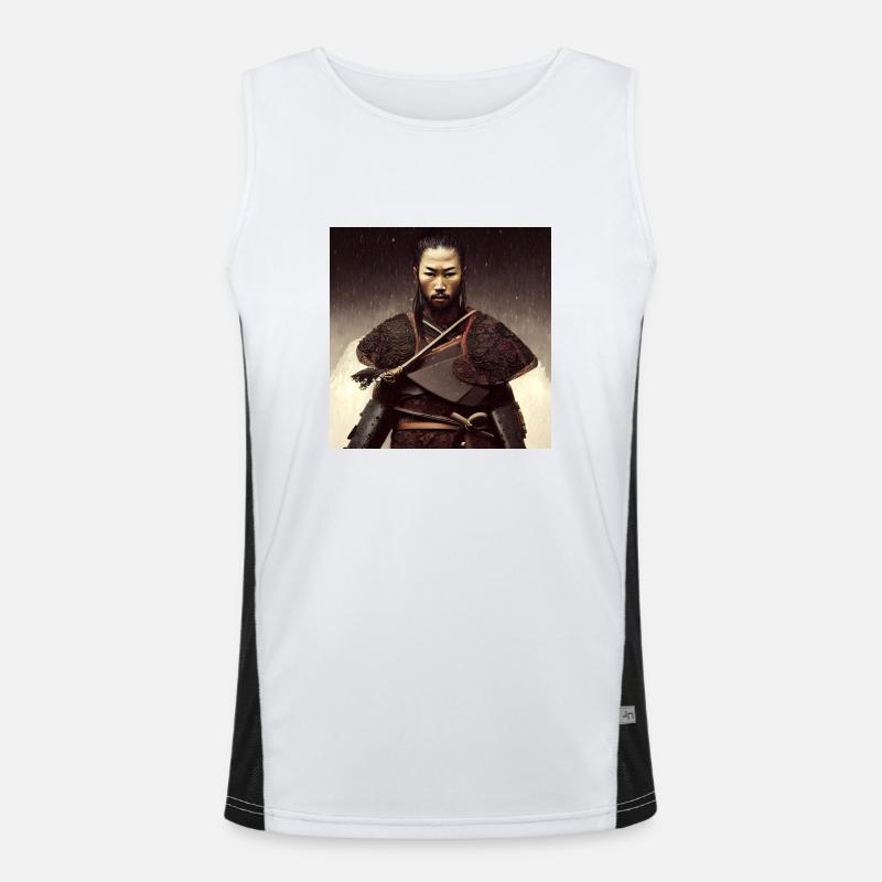 Samurai 2 Funktionelles Kontrast-Tank Top für Männer 