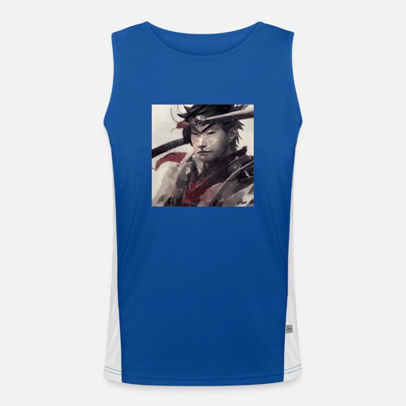Samurai 3 Funktionelles Kontrast-Tank Top für Männer 