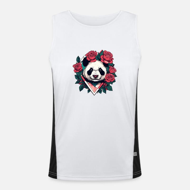 Panda Débardeur respirant contrasté Homme 