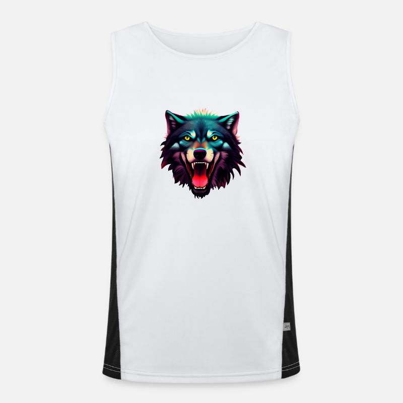 Wolf Men's Functional Contrast Tank Top 