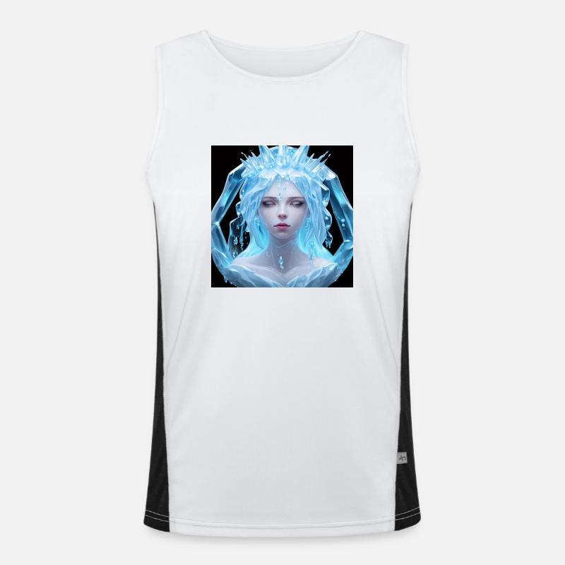 Eiskönigin Funktionelles Kontrast-Tank Top für Männer 