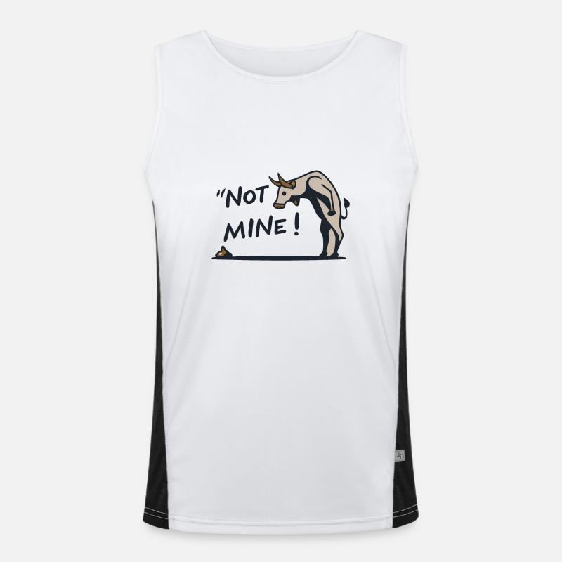 Not Mine! Men's Functional Contrast Tank Top 