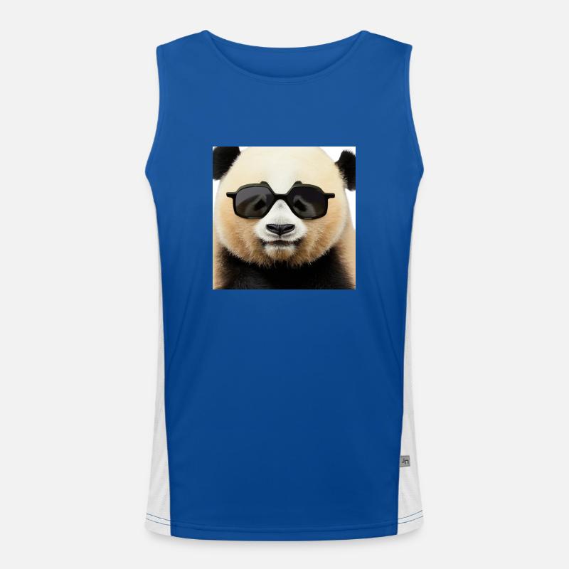 Panda Funktionelles Kontrast-Tank Top für Männer 