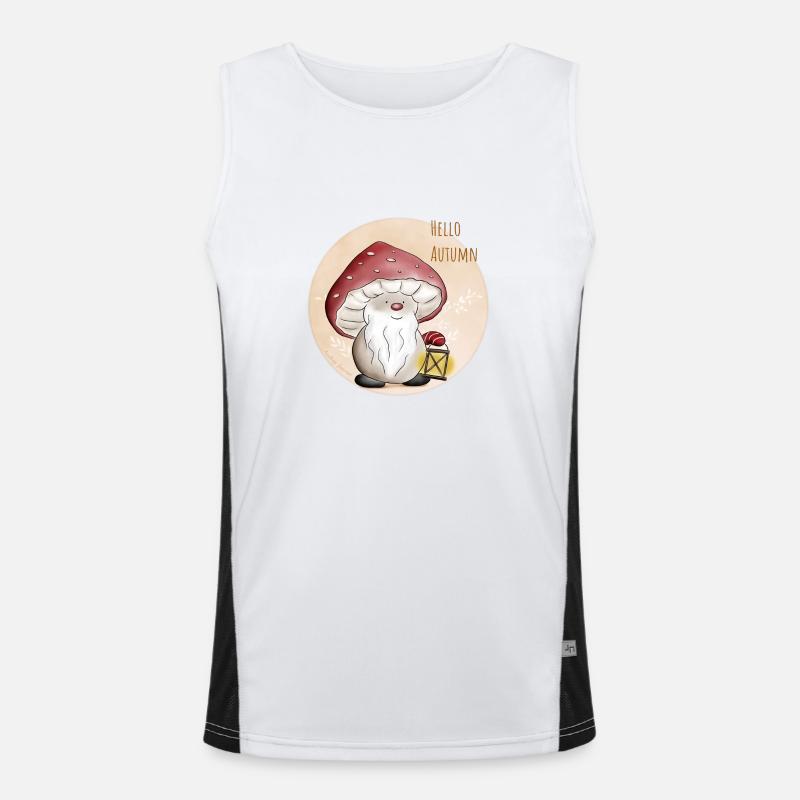 Collection Chamignon, un Champignon mignon d'autom Débardeur respirant contrasté Homme 