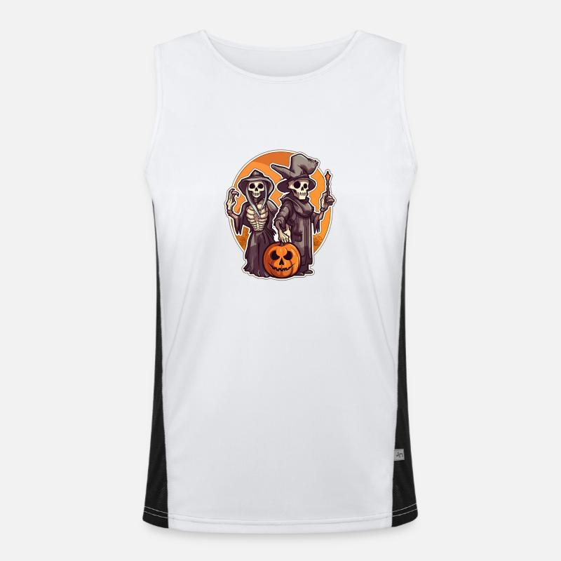 witch 1 Funktionelles Kontrast-Tank Top für Männer 