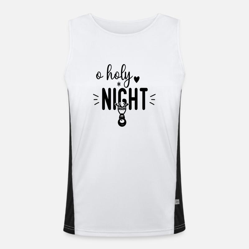 O Holy Night Funktionelles Kontrast-Tank Top für Männer 