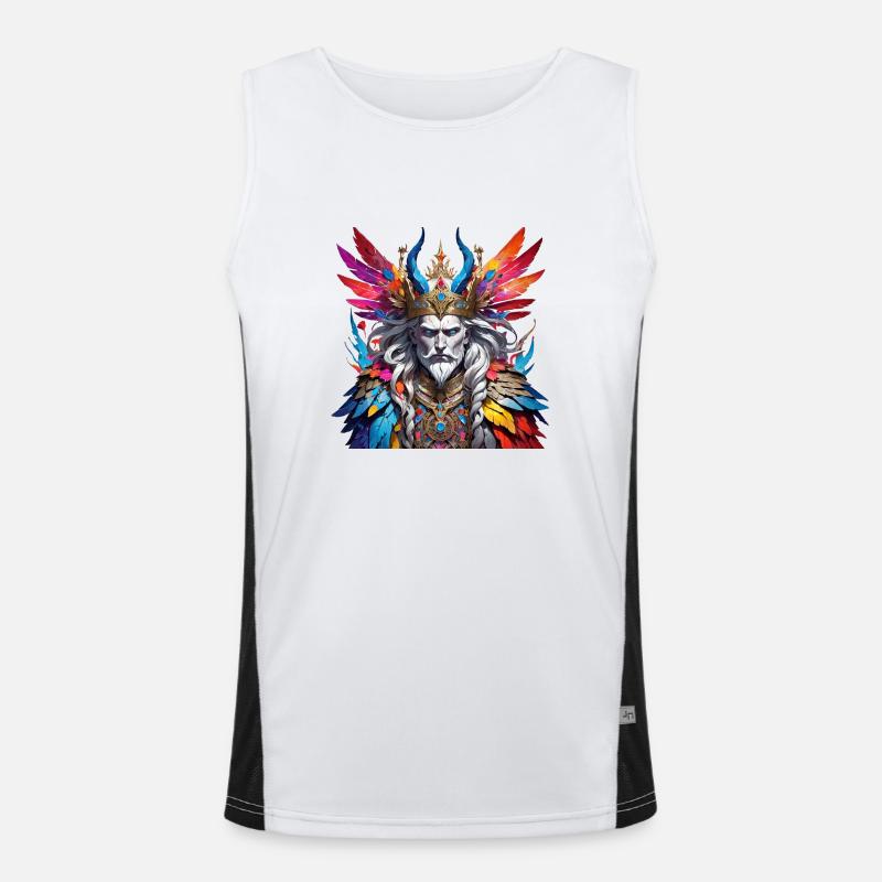 König Funktionelles Kontrast-Tank Top für Männer 