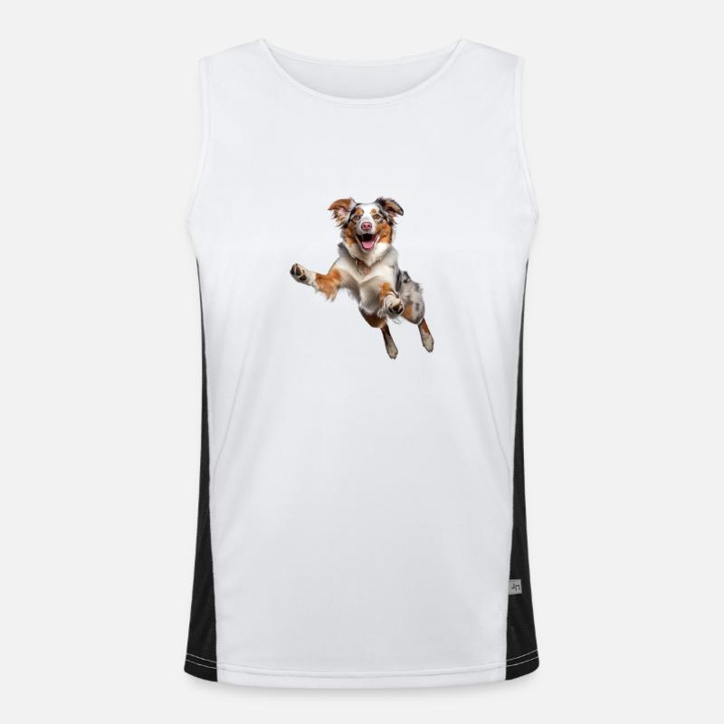 M P Funktionelles Kontrast-Tank Top für Männer 