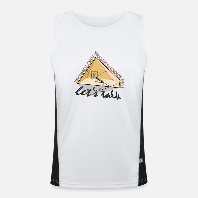 Pyramid Tomb Technology Transcendence - sand Men's Functional Contrast Tank Top 