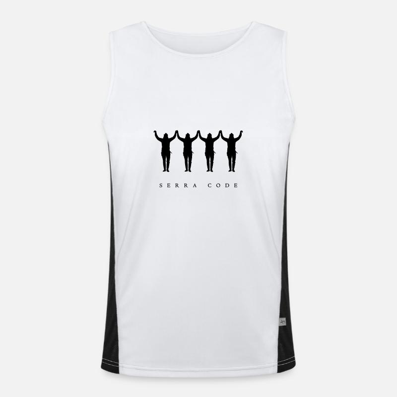 Pontos - Serra Code [dunkel] Pontischer Tanz Funktionelles Kontrast-Tank Top für Männer 