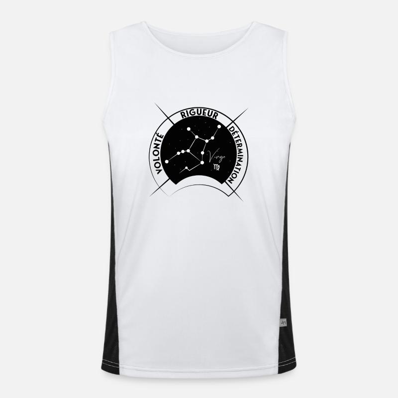 Blankes Design Funktionelles Kontrast-Tank Top für Männer 