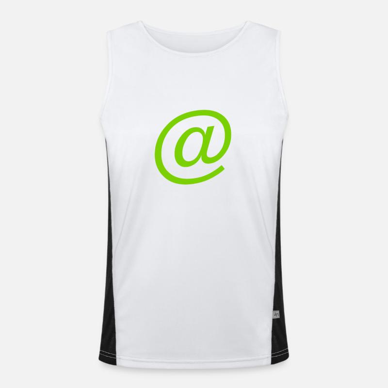 @ Funktionelles Kontrast-Tank Top für Männer 