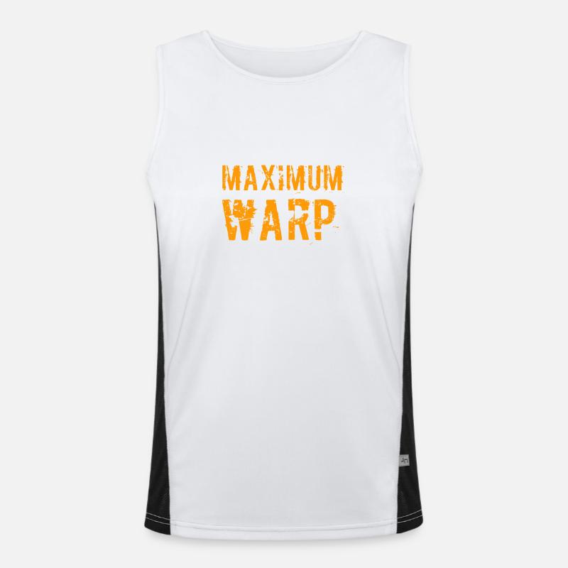 Maximum Warp Funktionelles Kontrast-Tank Top für Männer 