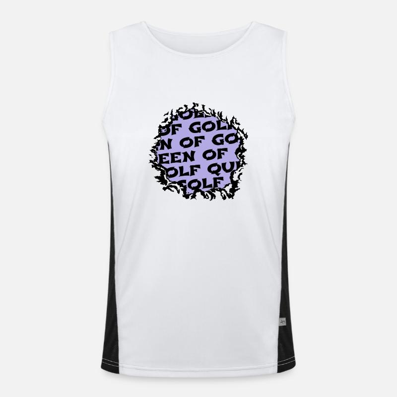 fillesgolf golf couette blagues drôle bowling golfdad Débardeur respirant contrasté Homme 