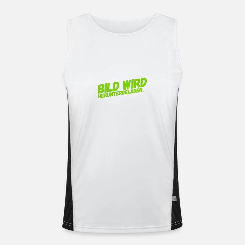 das Bild wird heruntergeladen Funktionelles Kontrast-Tank Top für Männer 