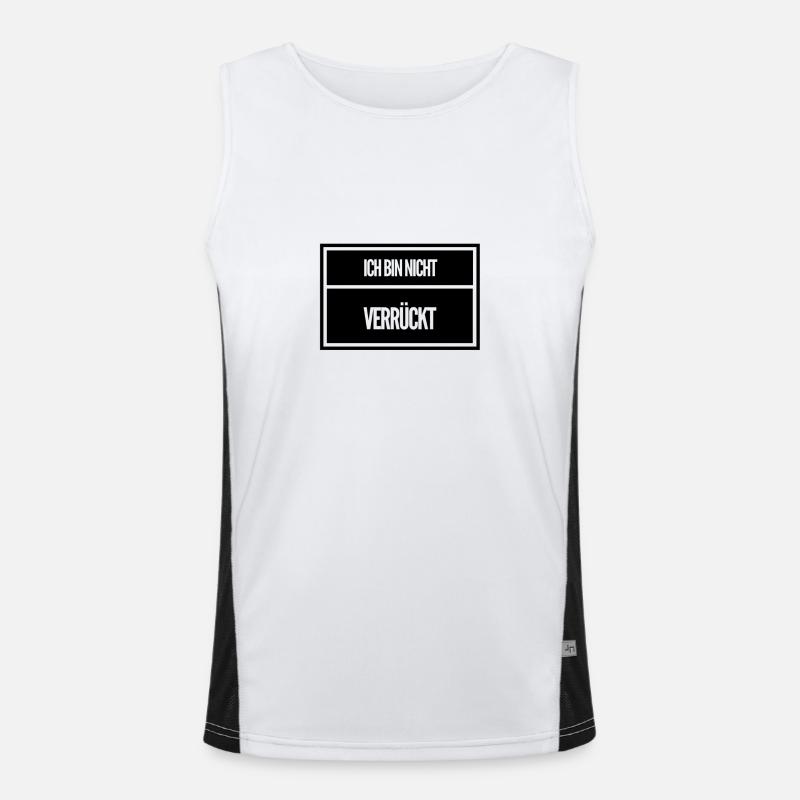 so sieht normal aus Funktionelles Kontrast-Tank Top für Männer 