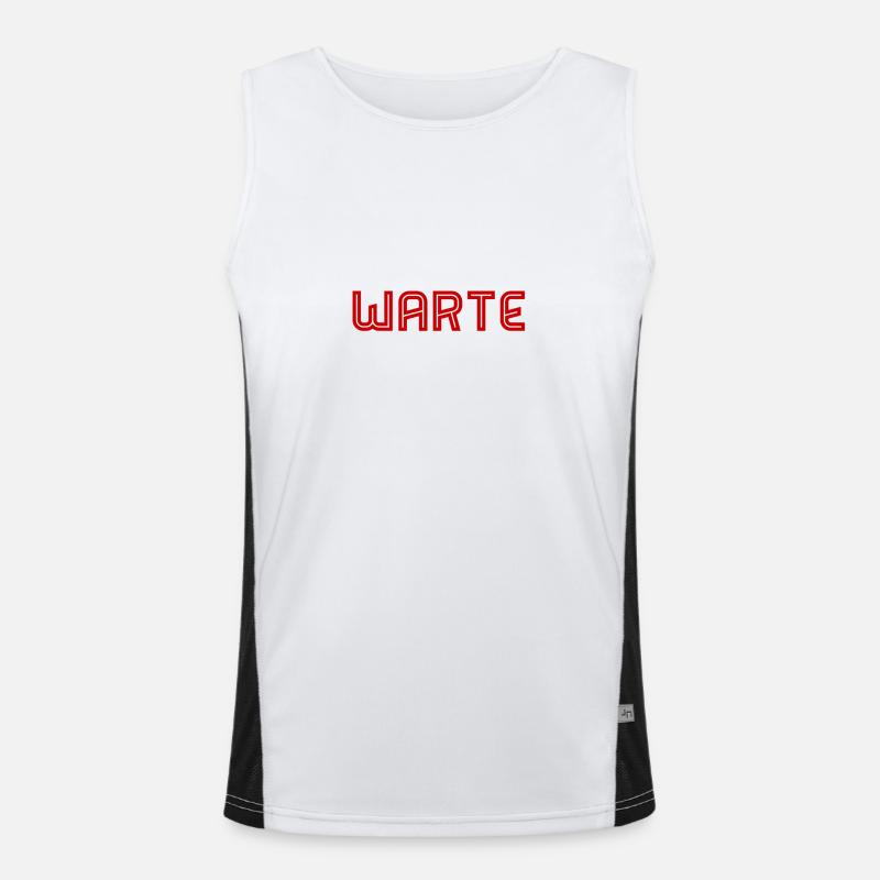 warte Funktionelles Kontrast-Tank Top für Männer 