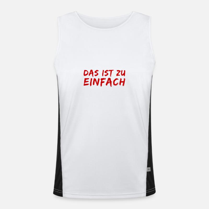 wie einfach Funktionelles Kontrast-Tank Top für Männer 