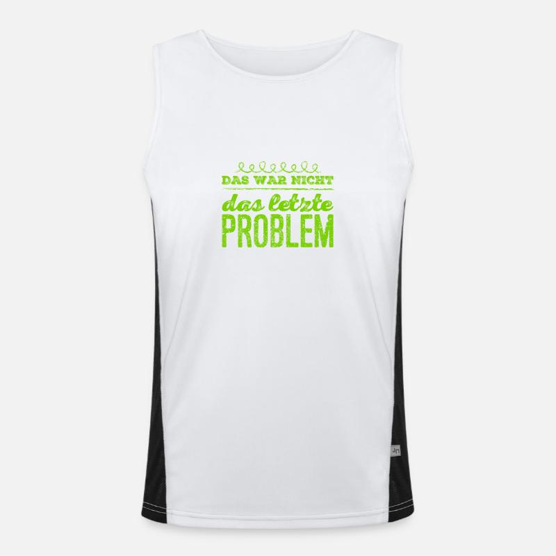 ich bin ein Problemlöser Funktionelles Kontrast-Tank Top für Männer 
