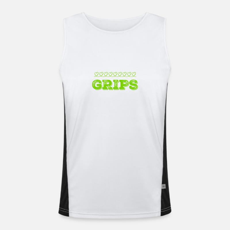 ich bin clever Funktionelles Kontrast-Tank Top für Männer 