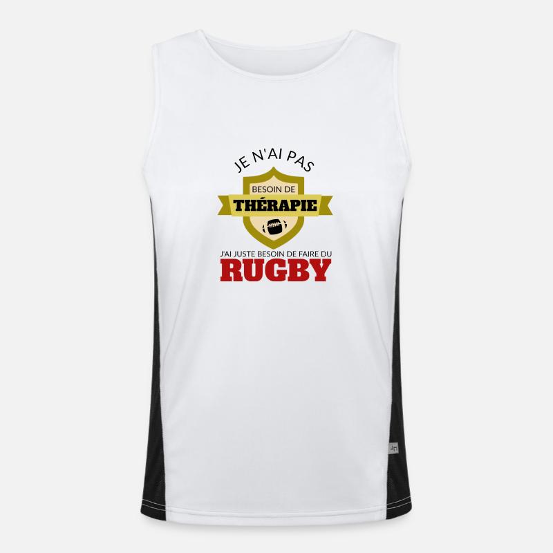 Rugby Débardeur respirant contrasté Homme 