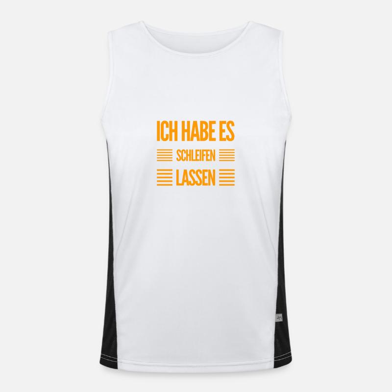 jetzt wird es anders Funktionelles Kontrast-Tank Top für Männer 