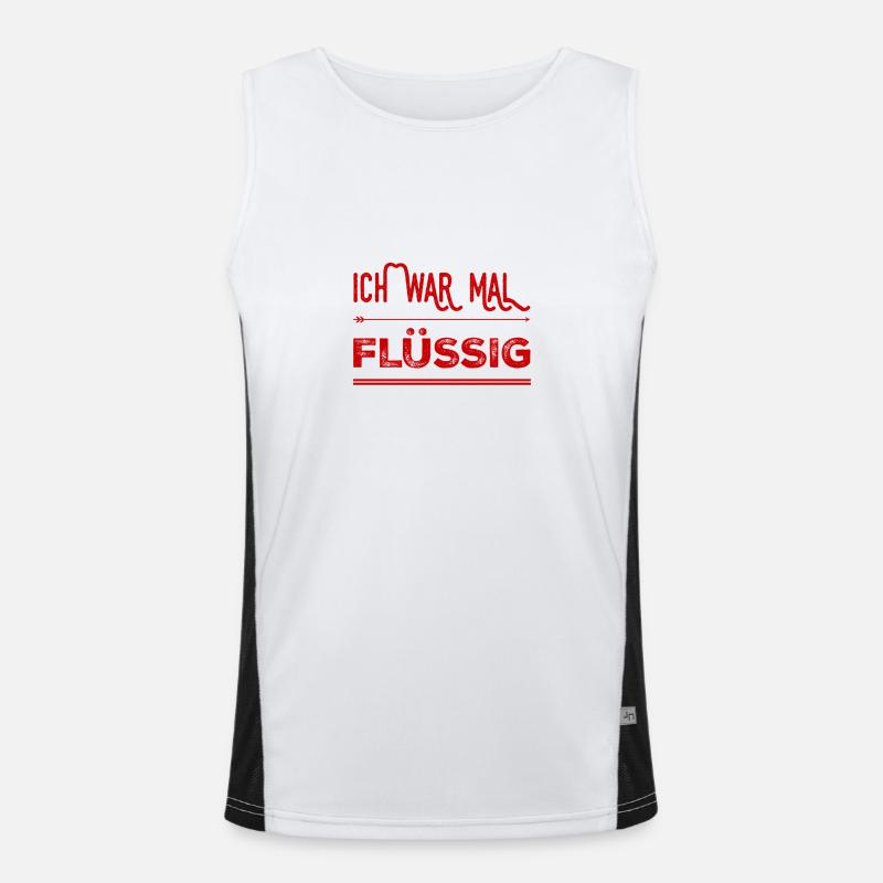 mein Geld ist weg Funktionelles Kontrast-Tank Top für Männer 