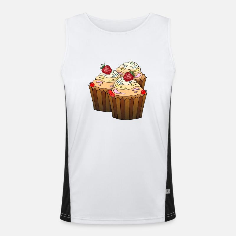 Gâteaux Débardeur respirant contrasté Homme 