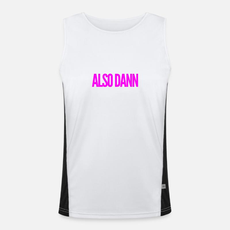 also dann Funktionelles Kontrast-Tank Top für Männer 